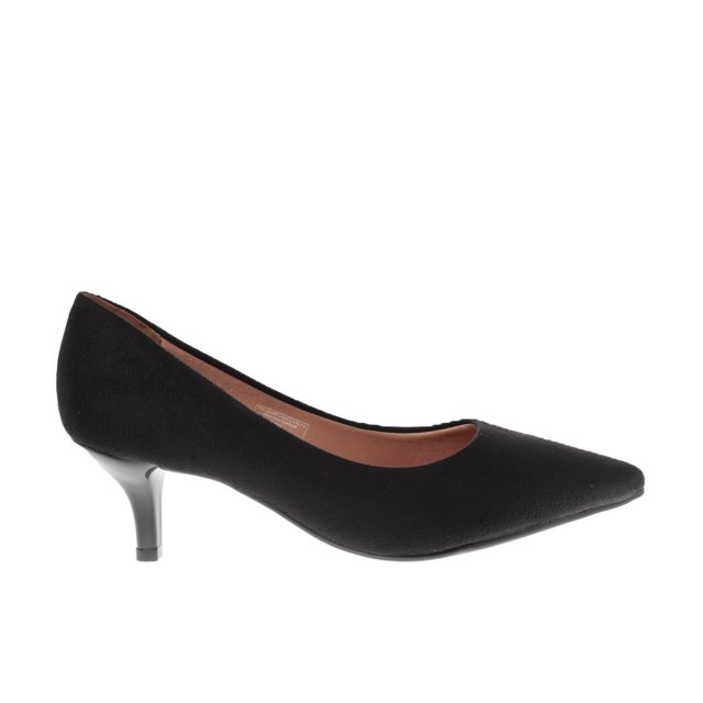 Zapatillas ?ngela color negro con tacón kitten 22.0 Dorothy Gaynor Zapatillas ?ngela color negro con tacón kitten 22.0