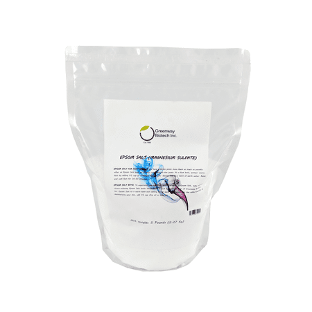 Epsom Salt (Magnesium Sulfate) Greenway Biotech Brand 5