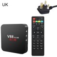 thumbnail image 1 of V88 Plus RK3229 Quad Core 1080P 2+16GB Miracast TV Set-top Box for Android 7.1, 1 of 7