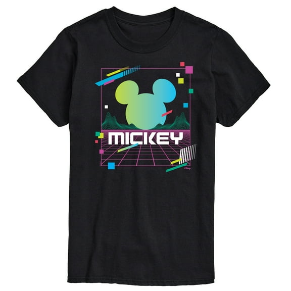 Disney - Mickey Vaporwave Sunset - Men's Short Sleeve Graphic T-Shirt