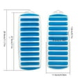 thumbnail image 2 of WIFKLSIIPG Ice Cube Tray Narrow Water Bottle Ice Cube Tray Sticks Silicone Ice Cubes for Refrigerator Easy to Push Pull and out Material Great for Sports Bottles and Water Bottles, 2 of 2