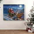 thumbnail image 2 of Denozer Large Christmas Wall Art - Santa Wall Art, Christmas Canvas, Winter Wall Art, Christmas Pictures, Christmas Poster - 18x12 inches, 2 of 8