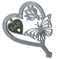 thumbnail image 3 of PAMINGONO 1Pcs Durable Memorial Stake Butterfly Shape for Father Memorial 6.3x5.4in, 3 of 8