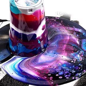 Floetrol Pouring Medium for Acrylic Paint Flood Flotrol Additive Pixiss Acrylic  Pouring Oil for Creating Cells Perfect Flow 100% Pure High Grade Silicone  100ml/3.3-Ounce 