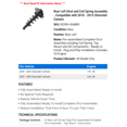 thumbnail image 2 of Rear Left Strut and Coil Spring Assembly - Compatible with 2010 - 2015 Chevy Camaro 2011 2012 2013 2014, 2 of 2