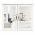 thumbnail image 4 of Topbuy Bathroom Mirror Cabinet with Two Shelves, White, 4 of 5