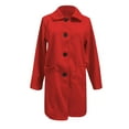 thumbnail image 5 of Aoiroe Women Winter Mid,Long Jackets For Women,Wool Blend Coat Women,Wool Pea Coats For Women,Long Winter Coats For Women,Long Coats For Women,Ladies Winter Coats,Red,4XL, 5 of 6