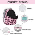 thumbnail image 3 of Leopard Print Students Backpack Cheetah Pattern Animal Design Modern Cute School Bag for Students and Students, 3 of 6