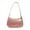 Pink, variant on Joernso Retro Glossy Shoulder Bag Ladies Solid Color Faux Leather Underarm Bag Casual Hobo Purse Waterproof Handbag for Daily Life Travel Parties