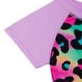 thumbnail image 4 of Xmarks Girls' Short Sleeve Rash Guard Set UPF 50+ Sun Protection Two-Piece SwimwearQuick Dry Swim Shirts with Shorts, 4 of 6