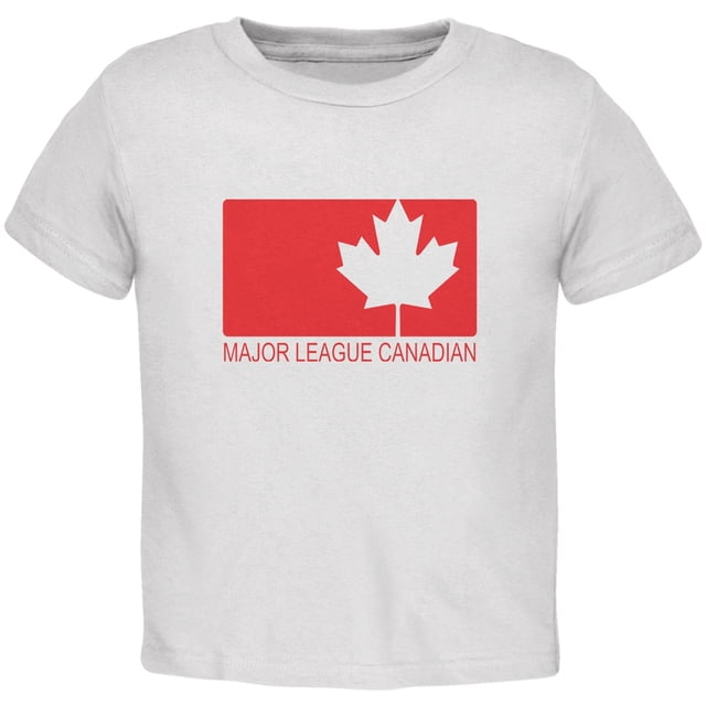 Major League Canadian White Toddler T-Shirt