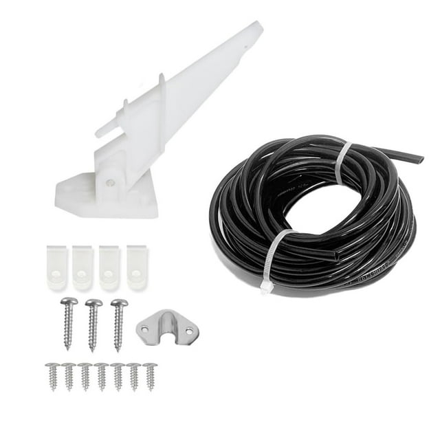 Hearth & Gear Marine Boat Speedometer Meter Kit Automatic Kick Up Tube Assembly Up To 80 MPH