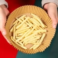 thumbnail image 4 of ziyahi 100 Pieces Round Parchment Paper for Baking Non Stick Oilproof for Grilling white, 4 of 9