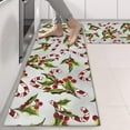 thumbnail image 2 of Kitchen Rugs Sets Of 2,White Christmas Candy Cane Pattern Anti Fatigue Kitchen Mat Rugs Non Slip Washable,Decorative Kitchen Floor Mats for Kitchen,Sink,Laundry,17"X47", 2 of 5