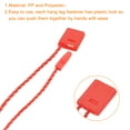 thumbnail image 3 of Unique Bargains Hang Tag Chaîne Snap Lock Prix Étiquette Attaches Rouge 7 Pouces 1000pcs, 3 of 5