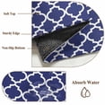 thumbnail image 6 of 5'x8' Area Rugs, Navy Blue Morocco Indoor Outdoor Area Rug for Living Room Bedroom, Modern Farmhouse Geometric Textured Washable Bathroom Rugs Kitchen Floor Carpet Mats Home Decor Aesthetic, 6 of 8