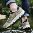 thumbnail image 4 of Mens Sneakers Leather Running Shoes Trainers Sneaker Casual Hiking Shoes, 4 of 8