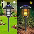 thumbnail image 3 of Luces de jardín alimentadas por energía Solar, luces parpadeantes prueba de agua, luces de lámpara Solar decoración del paisaje L DYNWAVEMX luces de llama al aire libre, 3 of 8