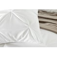 thumbnail image 2 of Cloud Fino Soft Luxurious 3-Piece Pinch Pleated Pintuck Decorative 100% Egyptian Cotton 500 TC Duvet Set with Zipper (Set Include 1 Pinch Duvet Cover & 2 Pinch Pillowshams)(Ivory!!King), 2 of 4