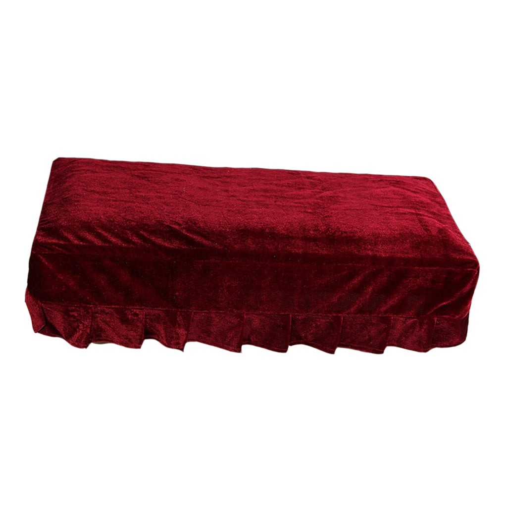 Dust Cover Pleuche Piano Stool Chair Bench Cover Home,On In/Outdoor Stage 