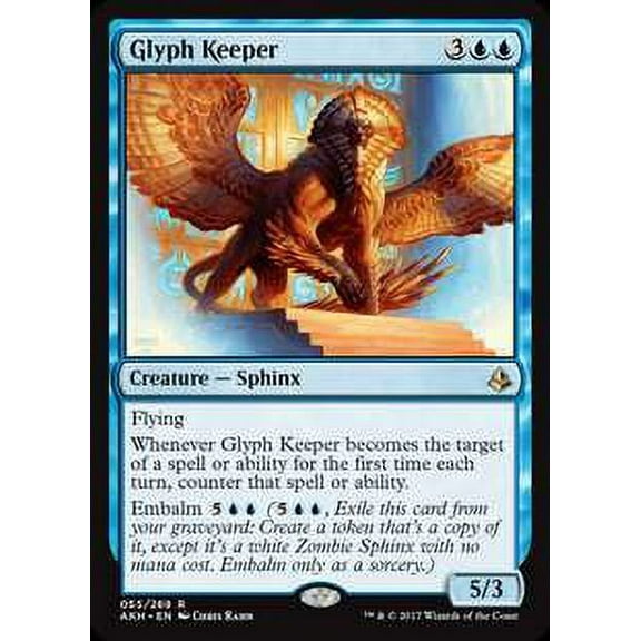MtG Amonkhet Rare Glyph Keeper #55