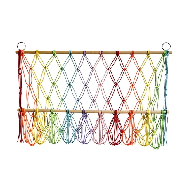 Organizador de juguetes de peluche con red para colgar en la pared, hamaca para juguetes, red para juguetes de peluche, animal de peluche Vistoso
