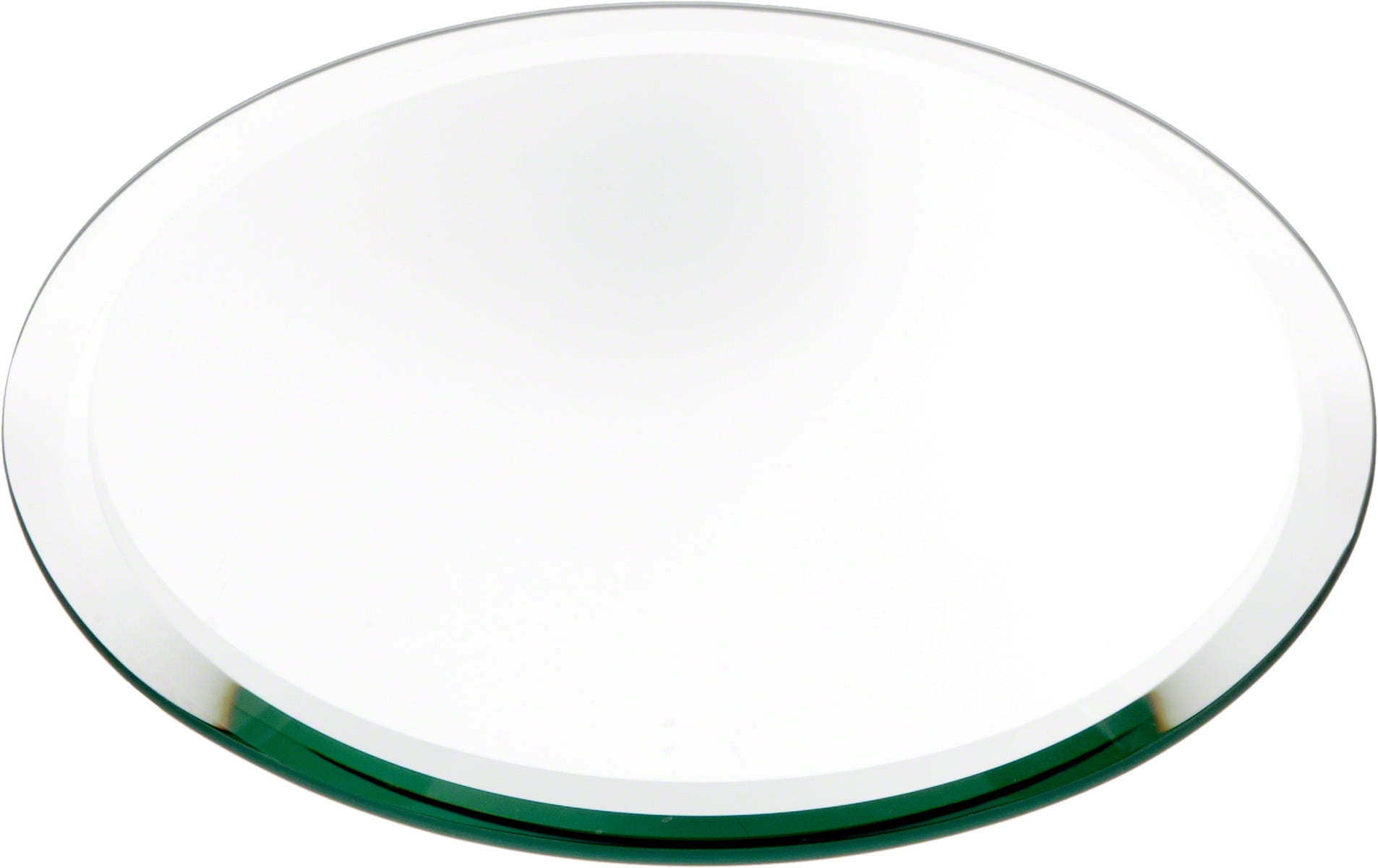 Plymor Round 5mm Beveled Etched Glass Mirror 6 inch x 6 inch 