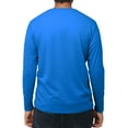 thumbnail image 2 of X RAY JEANS Mens Long Sleeve V-Neck T-Shirt, Ocean Blue, L, 2 of 5