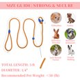 thumbnail image 5 of Unique Bargains Slip for Dogs 5FT No-Pull Dog Leash with Comfortable Rope Design Heavy Duty Training for Small Medium Dogs Orange, 5 of 7