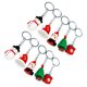 thumbnail image 3 of 10 unids creativos llavero llavero colgante tono llave anillos encantador llavero colgantes, 3 of 5
