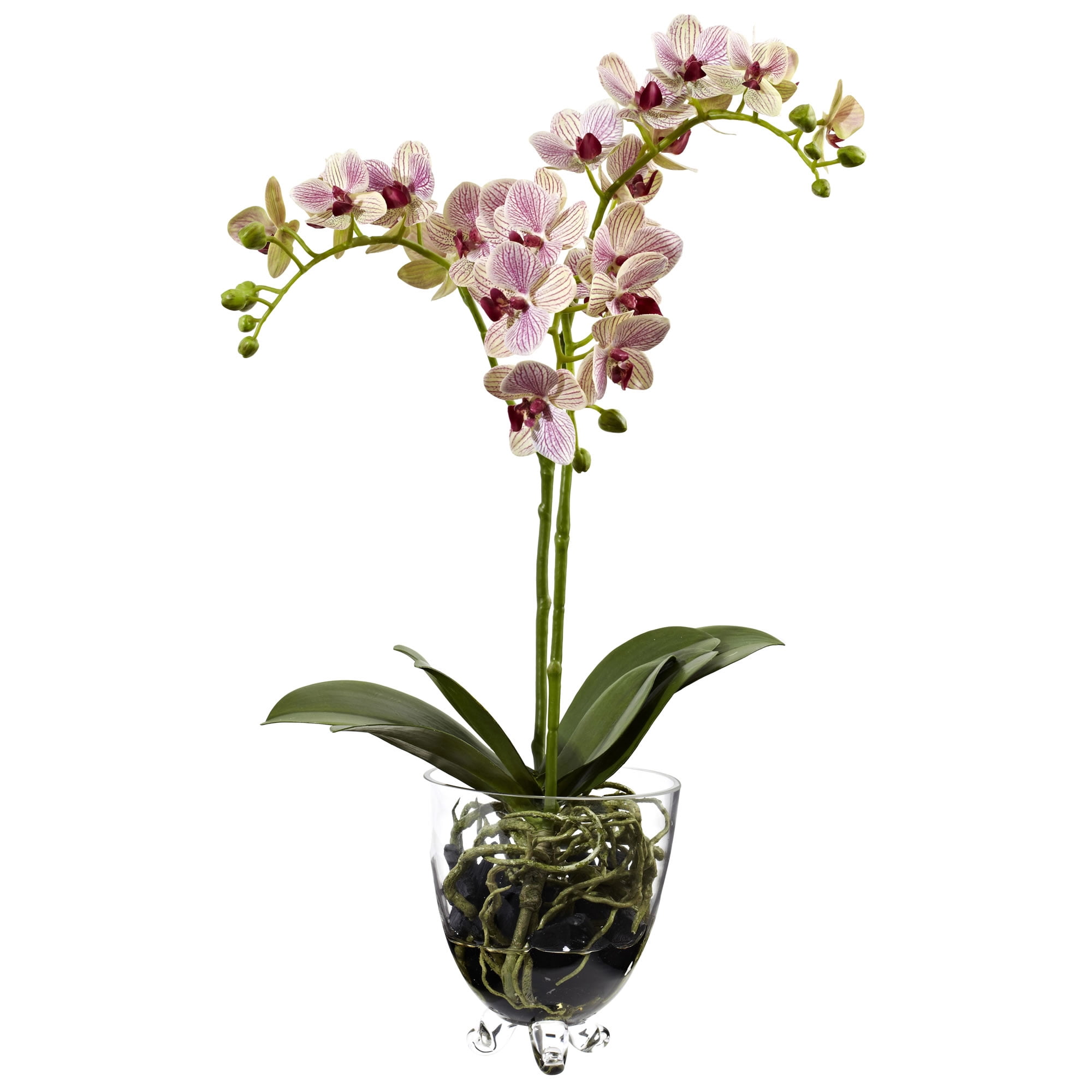 Nearly Natural Raspberry Orchid Elegance Arrangement