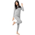 thumbnail image 3 of Fruit of the Loom Women's Recycled Waffle Thermal Top & Bottom Set, Sizes XS-4XL, 3 of 12