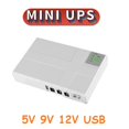 thumbnail image 2 of 5V 9V 12V Mini UPS Fuente de alimentación ininterrumpida USB 10400MAh Batería de respaldo para WiFi Router CCTV (UE, 2 of 5
