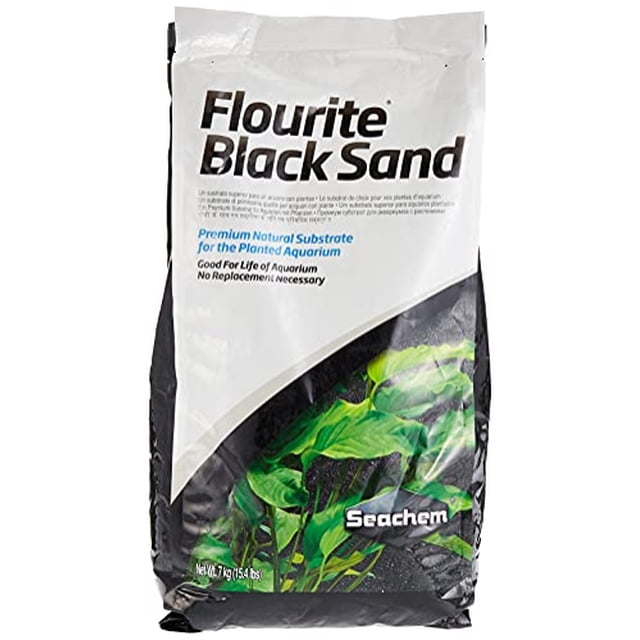 Sustrato para acuario Seachem Flourite Black Sand 7 kg