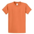thumbnail image 2 of Port & Company Mens Tall Essential T-Shirt, Orange Sherbet, XX-Large Tall, 2 of 3