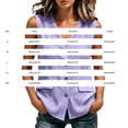 thumbnail image 4 of Harpily Womens Tank Tops Sleeveless V Neck Button Down Cotton Linen Casual Summer Blouses For Office Work Vacation Wear, 4 of 5