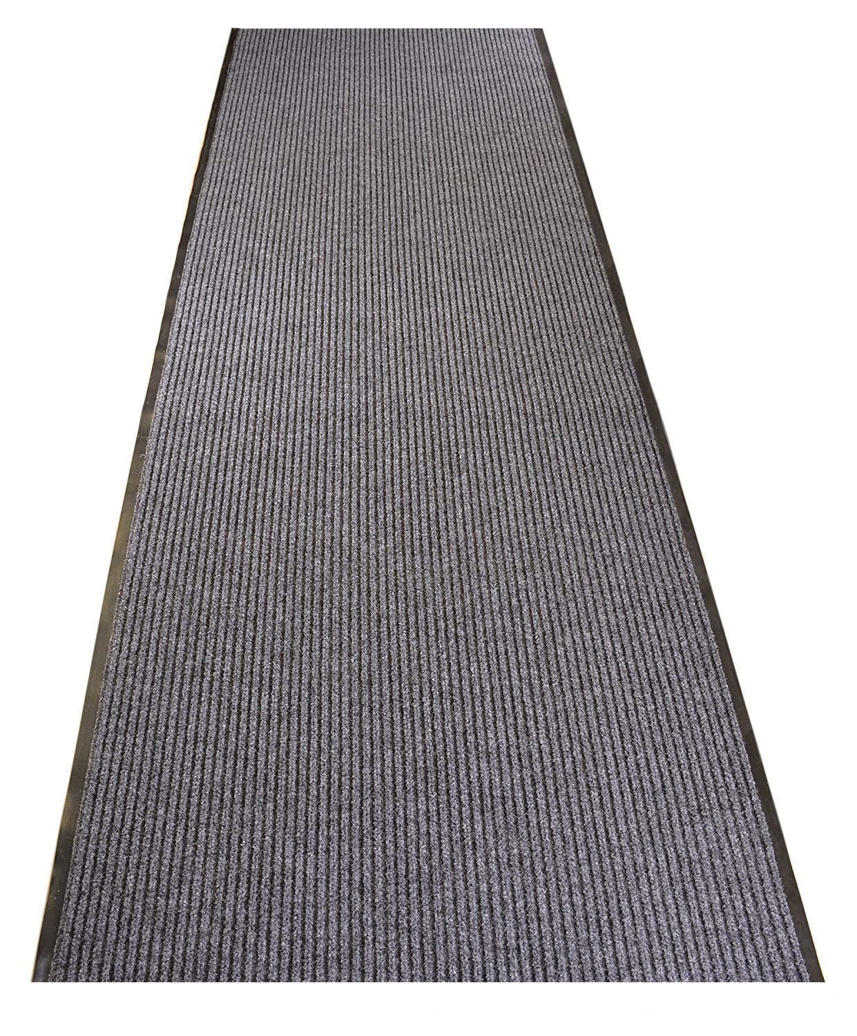 Custom Size Tracker Utility Skid Resistant Runner Rug for Home or