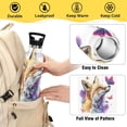 thumbnail image 4 of Kids Insulated Stainless Steel Sports Water Bottle 600ml (20oz) Fox and Butterflies, 4 of 6