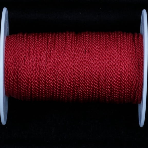 The Ribbon People Red Braided Cording Craft Ribbon 0.1" x 220 Yards