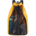 thumbnail image 1 of Swim Bag Mesh Drawstring Backpack Beach Backpack for Swimming, Gym, and Workout Gear, 1 of 5