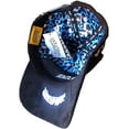 thumbnail image 6 of Dandy Hats x Lost Hills LH Chrome Adjustable Snapback Cotton Canvas Casual Cap, Black, 6 of 6
