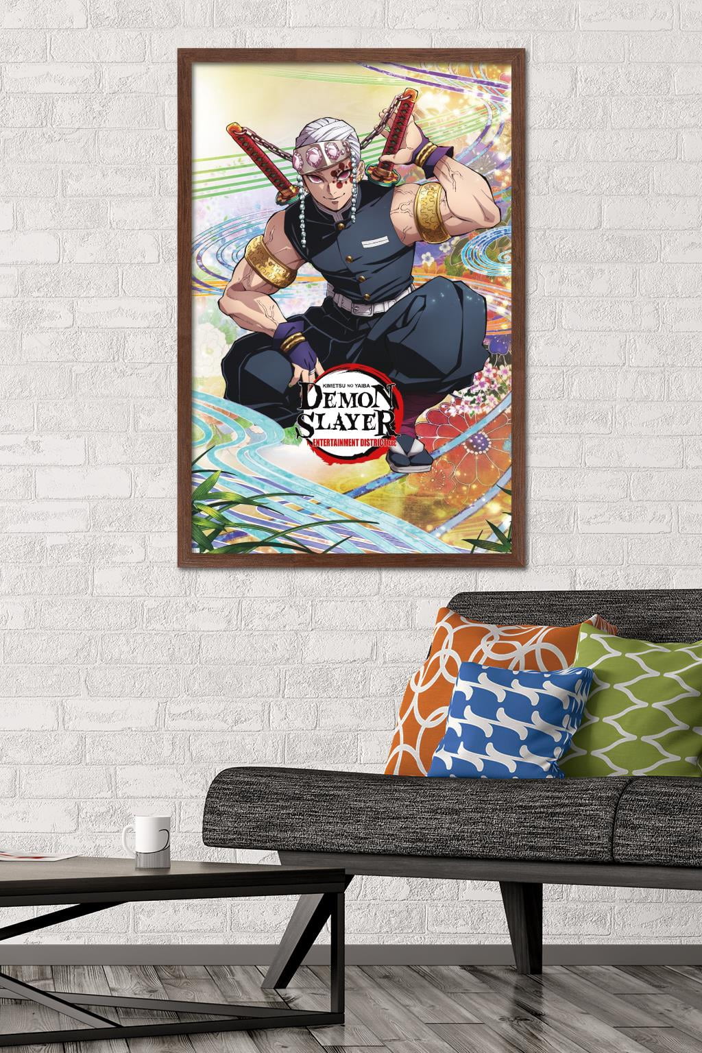 Demon Slayer - Tengen Uzui One Sheet Wall Poster, 22.375" x 34" Framed