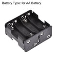 thumbnail image 3 of Battery Case Storage Box 8 Slots x 1.5V Battery Holder for 8 x AA Battery with Standard Snap Connector 6Pcs, 3 of 5
