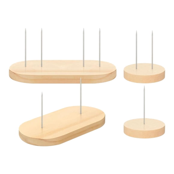 Siruishop 4Pcs Crochet Doll Stands Creative Metal Pins Bracket for Felting Animal Dolls