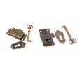 thumbnail image 2 of Antique Door Lock Drawer Jewelry Box Cabinet Wardrobe Cupboard Door Lock Set, 2 of 3