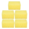 thumbnail image 2 of Sponge Cleaner Handheld Square Shape Nonslip Washing Tool Car Auto Motorcycle Yellow 10 Pcs, 2 of 7