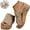 Beige, variant on Maison Birch Lumi Cork Wedges, Cork Wedge Sandals for Women with Comfy Platform Orthopedic, Summer Lightweight Sandals