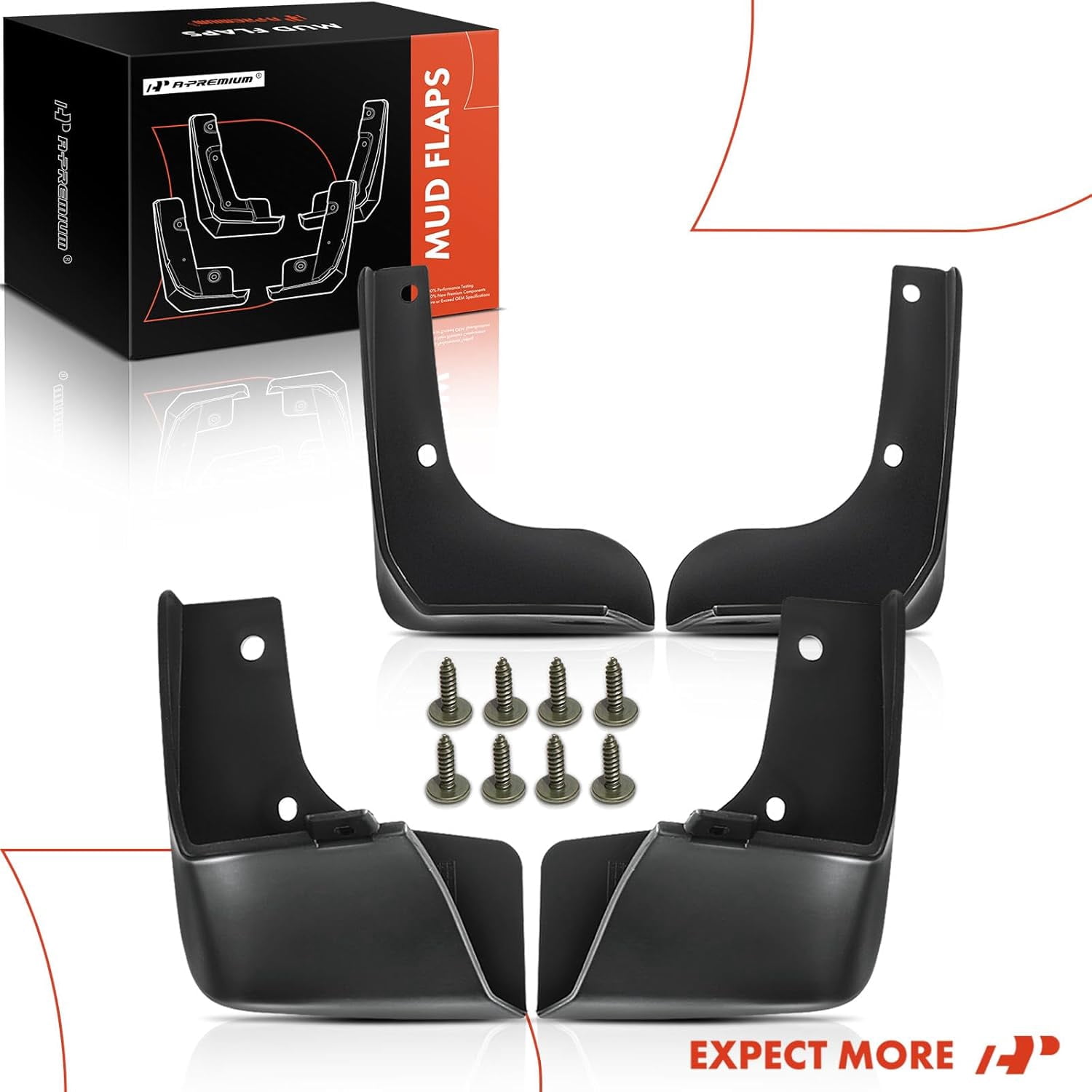 A-Premium Splash Guards Mud Flaps Mudguards Fender Compatible with Nissan Altima 2013 2014 2015 2016 2017 2018 Front and Rear 4-PC Set