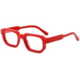 thumbnail image 1 of Square Retro Rectangular Frame Blue Light Blocking Glasses For Men And Women, 1 of 2