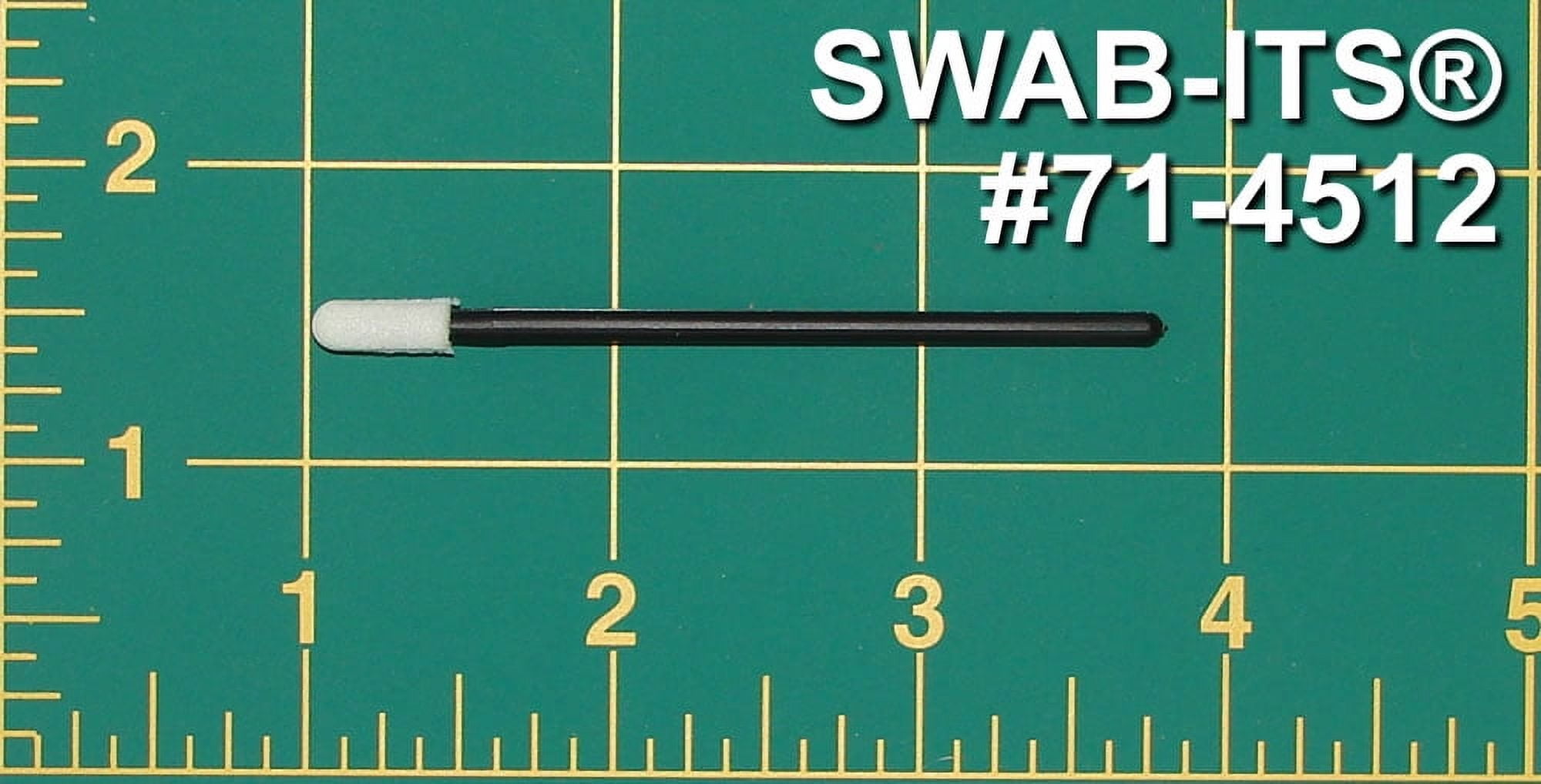 (Bag of 500 Swabs) 71-4512: 2.79” Overall Length Swab with Small Mitt and Polypropylene Handle